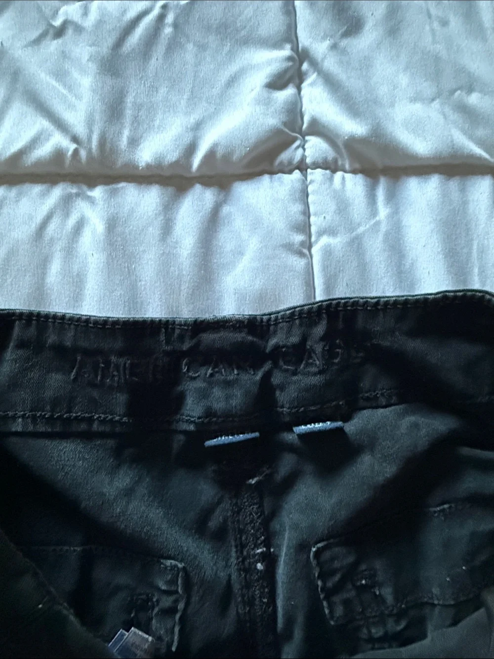 American Eagle Outfitters Black Cargo Pants with Utility Pockets